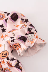 Happy halloween girl pants set