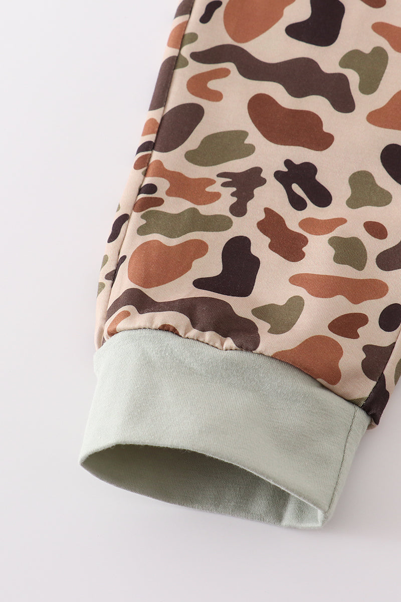 Camouflage print boy pants