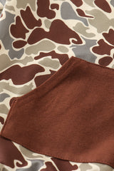 Camouflage boy hoodie set