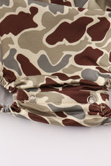 Camouflage girl ruffle bubble