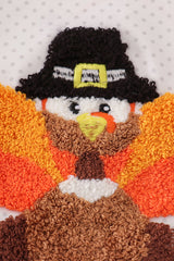 Brown turkey french knot girl bubble