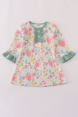 Floral print dress