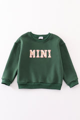 Forest MAMA&MINI applique fleece mom&me sweatshirt