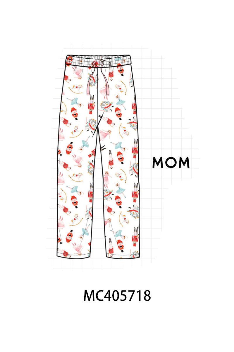 Christmas nutcracker women pajamas pants