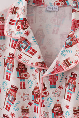 Christmas nutcracker print mom gown
