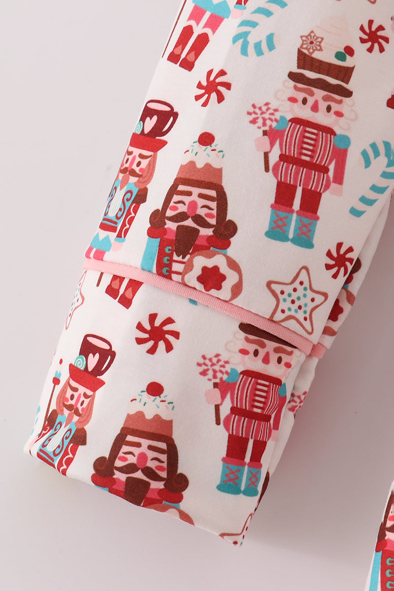 Christmas nutcracker print mom gown