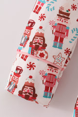 Christmas nutcracker print mom gown