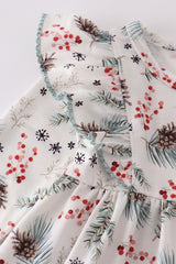Sage ruffle bloomer set