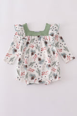 Sage ruffle bubble