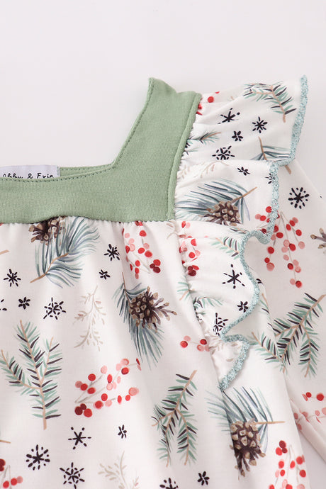 Sage ruffle bubble