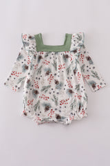 Sage ruffle bubble