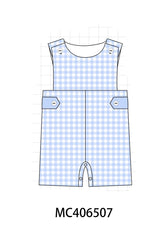 Blue gingham boy jonjon