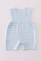 Blue gingham boy jonjon