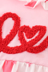 Valentine love french knot dress