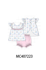 Pink Petal Dream girl bloomer set