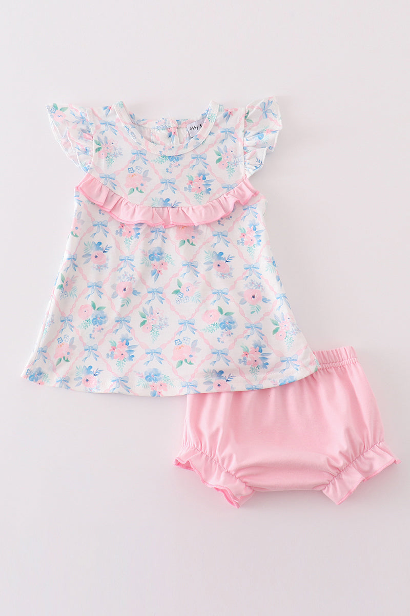 Pink Petal Dream girl bloomer set