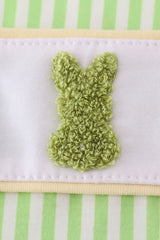 Green easter bunny french knot boy jonjon