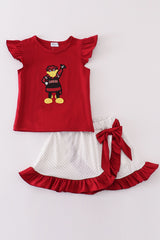 Gamecocks embroidery girl skort set