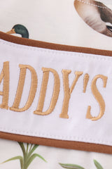 Khaki duck daddy's buddy embroidery set