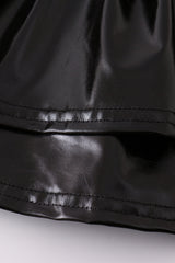 Black girl ruffle laser skorts