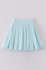 Blue Pleats active skorts