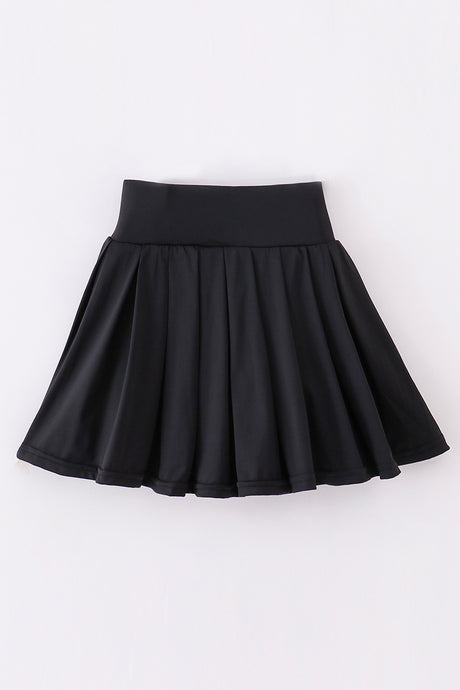 Black Pleats active mom&me skorts