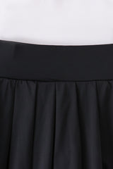 Black Pleats active mom&me skorts