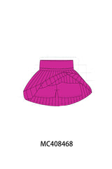 Hot pink Pleats active skorts