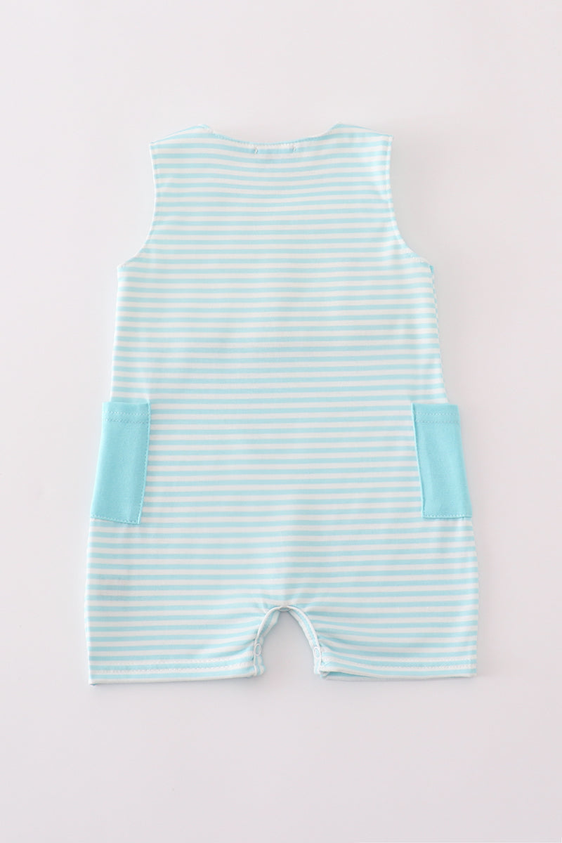 Blue stripe golf french knot jonjon