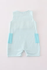Blue stripe golf french knot jonjon