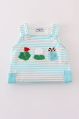 Blue stripe golf french knot jonjon
