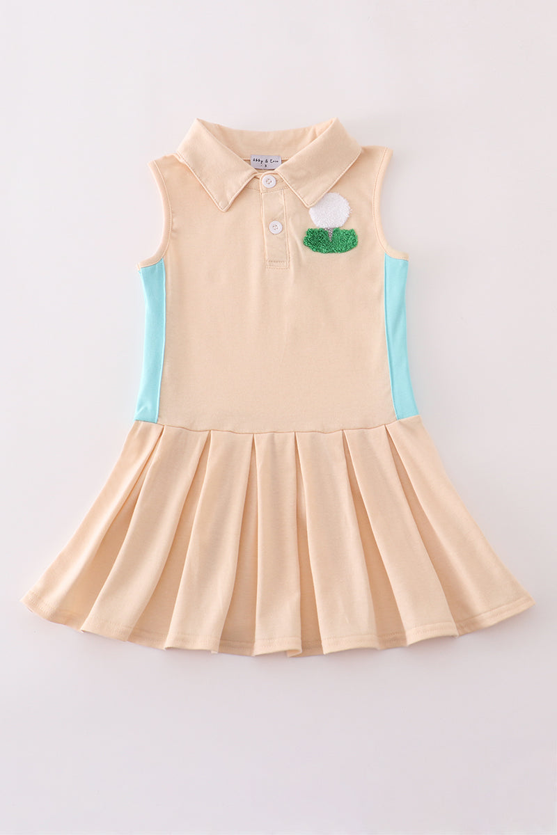Golf french knot tennis pleats dress