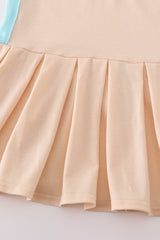 Golf french knot tennis pleats dress