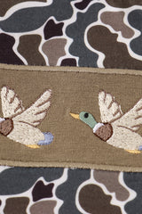 Camouflage duck embroidery button down shirt