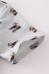 Duck print shorts set