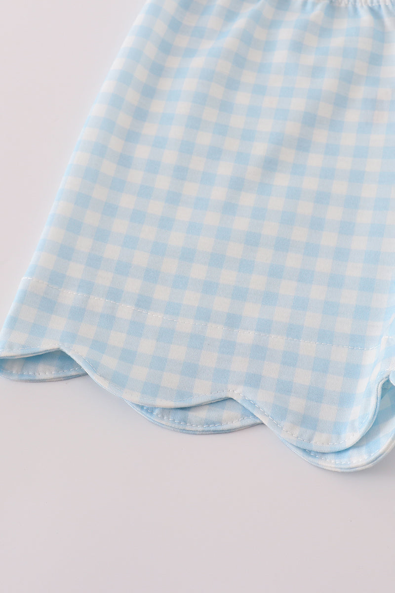 Fireworks castle print shorts set