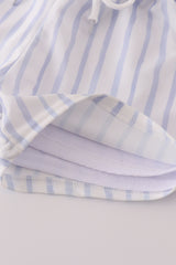 Blue stripe boy swimsuit UPF50+
