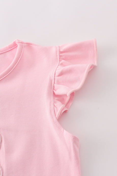 Pink ballet shoe skorts set