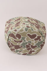Green camouflage basket