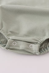 Puppy embroidery smocked bubble