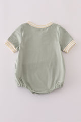 Puppy embroidery smocked bubble
