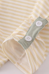 Puppy embroidery smocked ruffle pants set