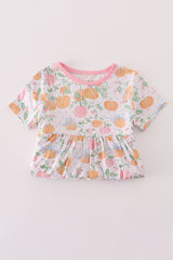 Pink pumpkin bamboo dress