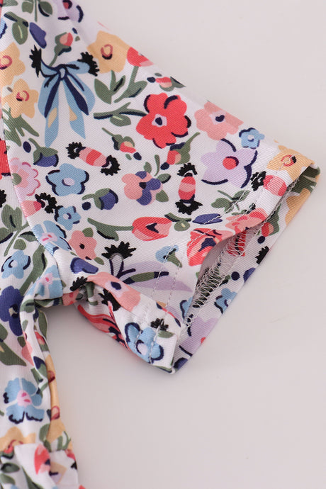 Paisley floral bamboo jumpsuit