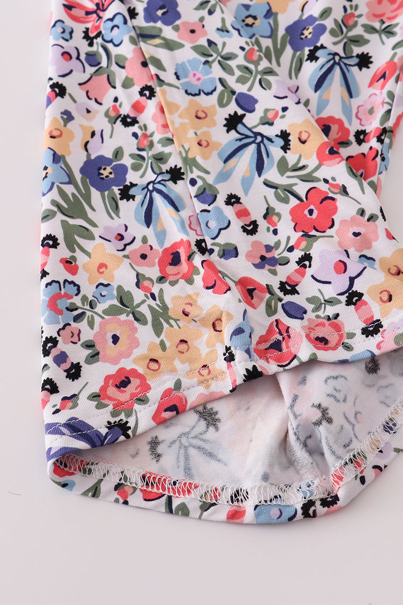 Paisley floral bamboo jumpsuit