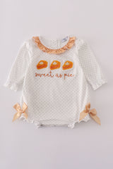 Sweet as pie french knot girl bubble