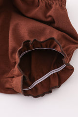 Camouflage ruffle bloomer set