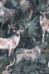 Camouflage hunting deer pajama set