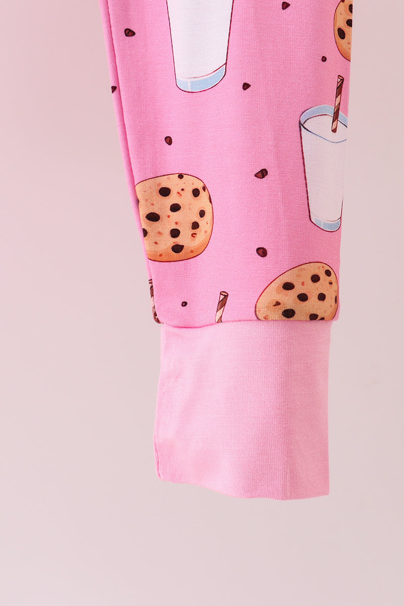 Pink milk cookie bamboo pajamas set – Honeydew USA
