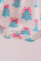 Mint christmas tree ruffle bubble